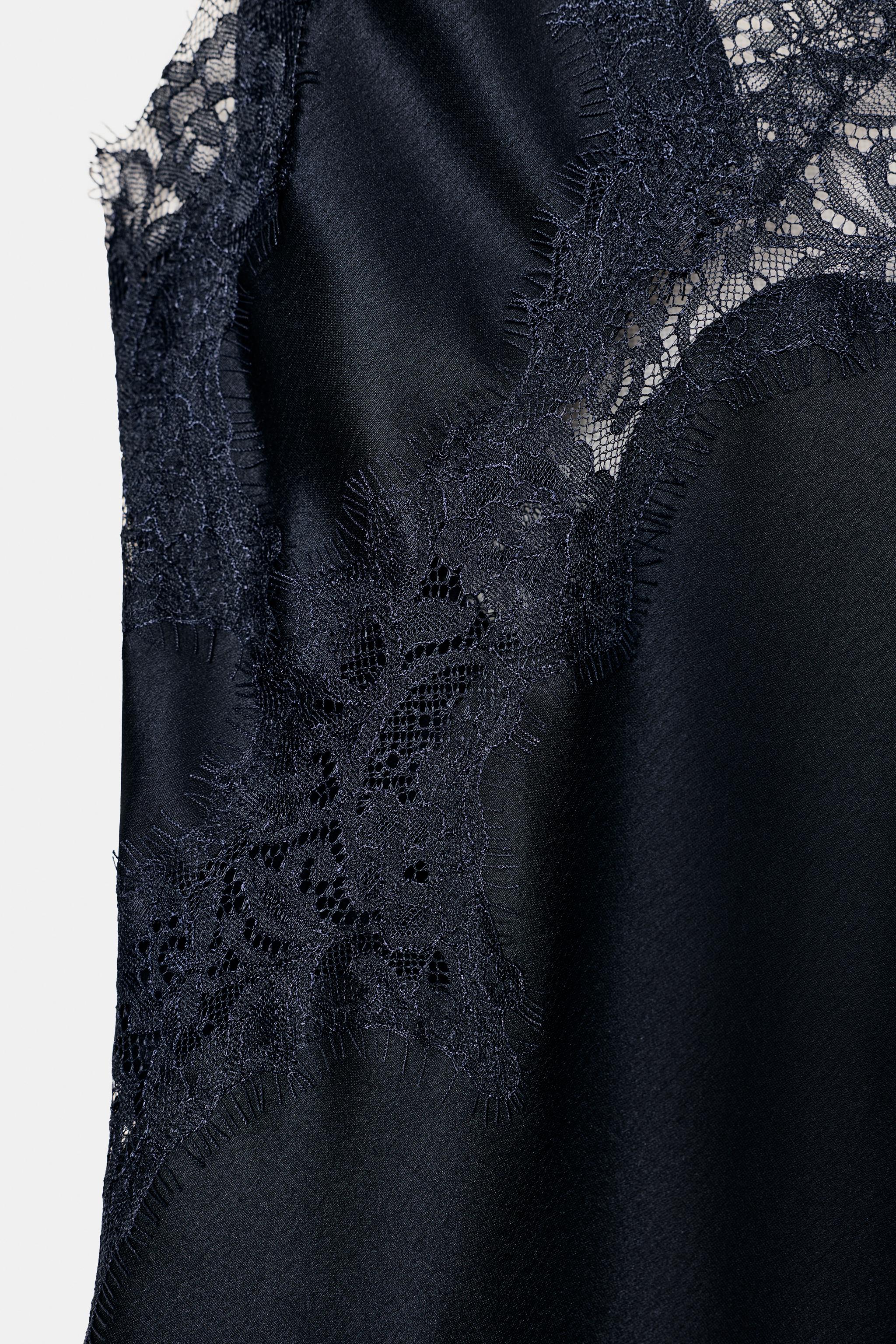 ZW COLLECTION ASYMMETRIC LACE DRESS